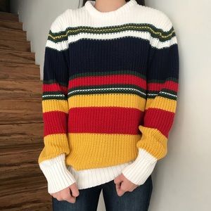 Zara men’s striped sweater